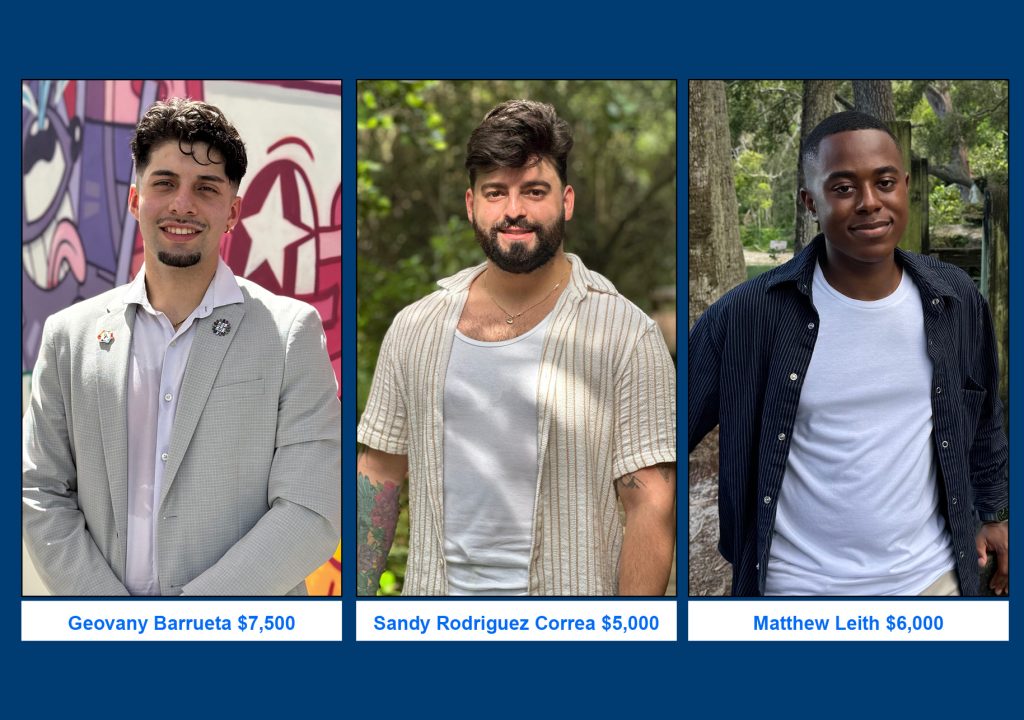 Latinos Salud-Scholarship-Geovany Barrueta, Sandy Rodriguez Correa, Matthew Leith