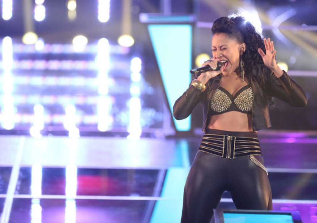 THE VOICE -- "Battle Rounds" Episode 312 -- Pictured: Laura Vivas -- (Photo by: Tyler Golden/NBC)