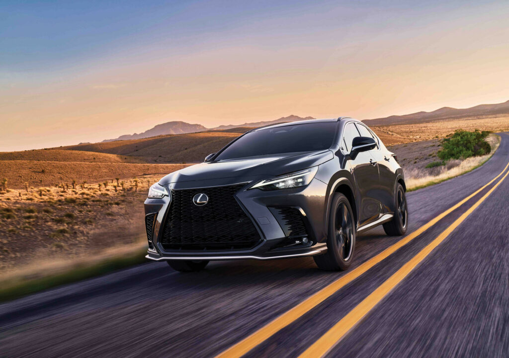 Lexus_C_NX_350_FSPORT_exterior_Car on the road