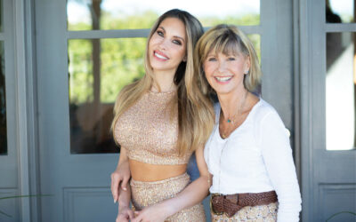 Olivia Newton-John (Right) Chloe Lattanzi (Left)