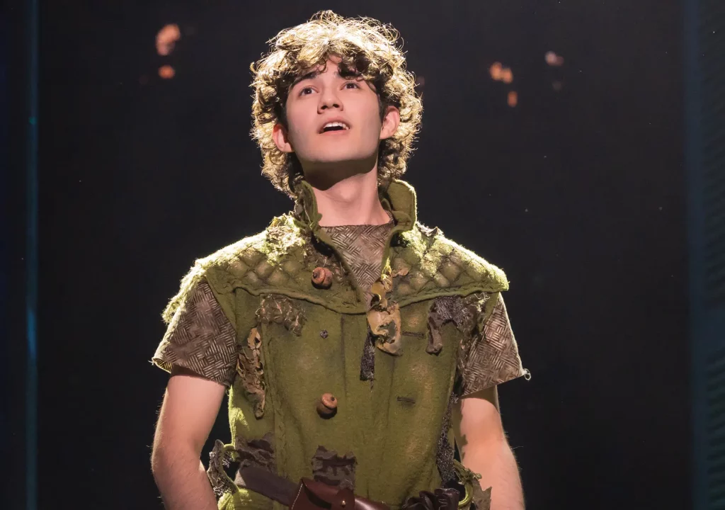 “Neverland.” Nolan Almeida as Peter Pan. Photo by Matthew Murphy @MURPHYMADE