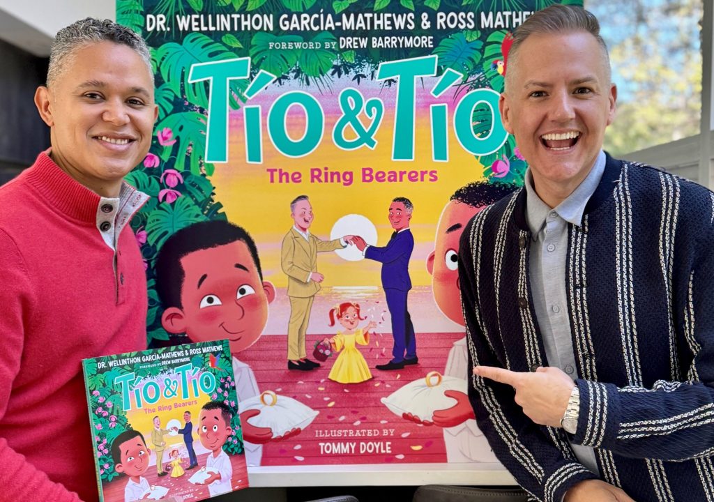 Ross Mathews and his husband Dr Wellinthon Garcia-Mathews