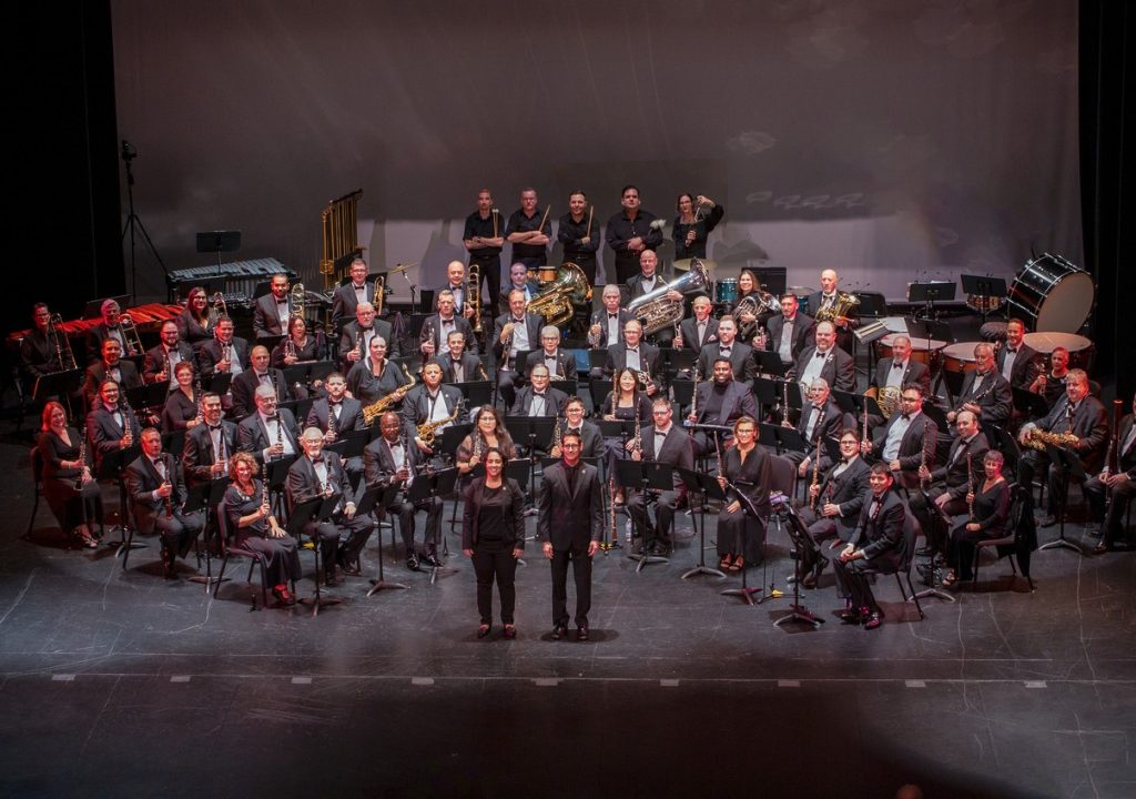 South Florida Pride Wind Ensemble's 80 member band