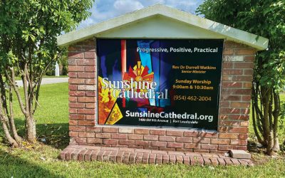 Sunshine Cathedral _ Sign