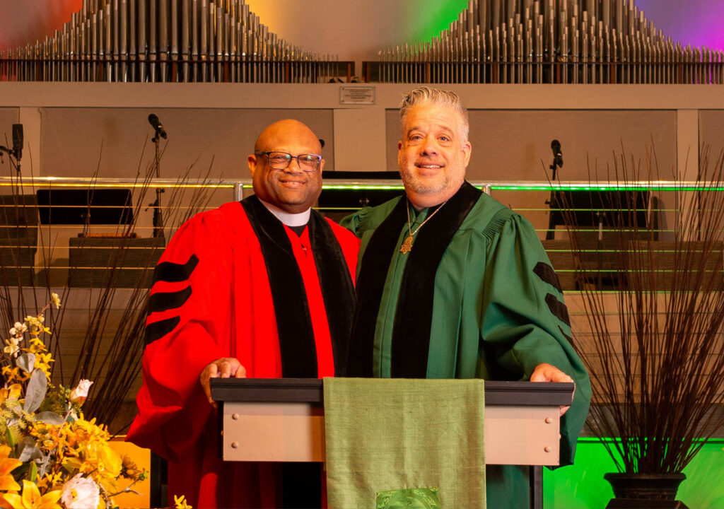 Photos of (L-R)Rev. Dr. Robert Griffin & Rev. Dr. Durrell Watkins
