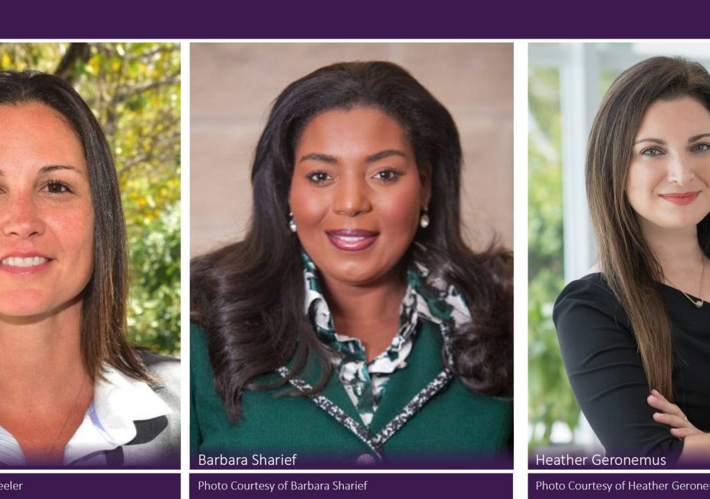 WOMEN TRAILBLAZERS_Lori Wheeler, Barbara Sharief, Heather Geronemus