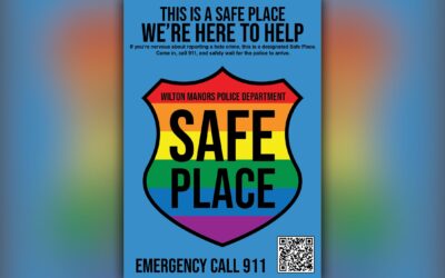 Wilton Manors Safe Place Program Poster